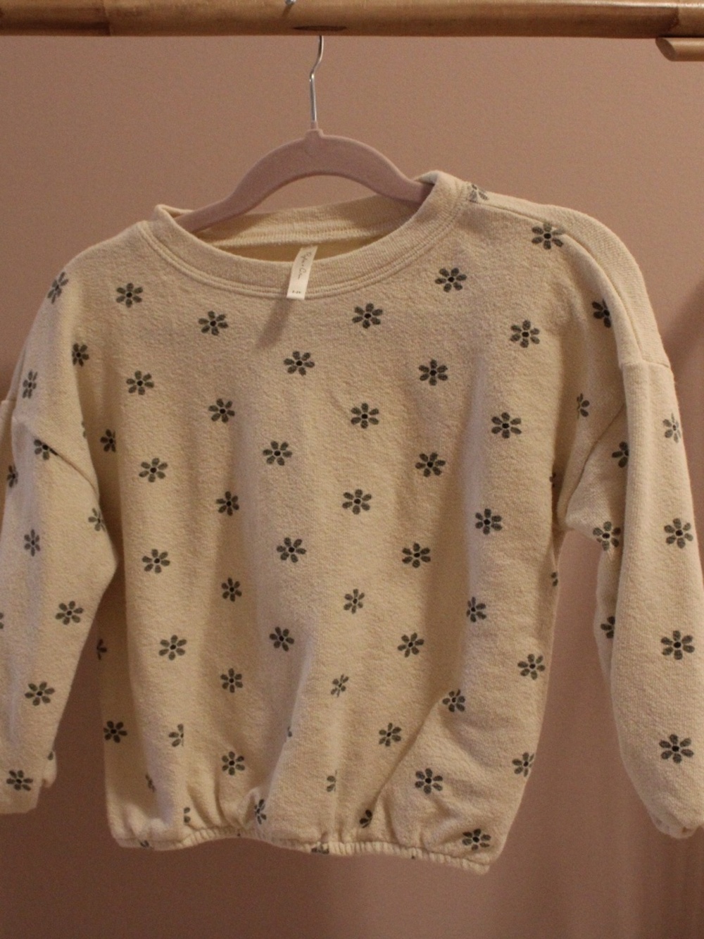 Rylee + Cru Spongy Knit Daisy Pullover (2-3Y)